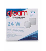 GLEAM 24W SIVA ÜSTÜ LED PANEL 12" YUVARLAK BEYAZ YD-8901224