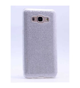 Samsung Galaxy J5 Uyumlu Kılıf Zore Shining Silikon (Gümüş)