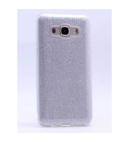 Samsung Galaxy J5 Uyumlu Kılıf Zore Shining Silikon (Gümüş)