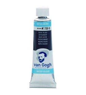 Talens Van Gogh 10 ml. Tüp Sulu Boya 735 Oxide Black 