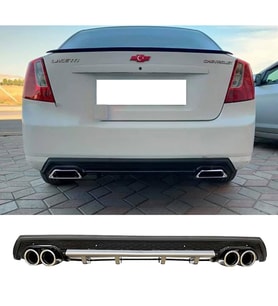 Chevrolet Lacetti Gri Difüzör Çiftli Yuvarlak Egzoz Görünümlü D Tip Difizör