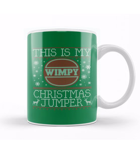 This Is My Wimpy Christmas Jumper Kupa Bardak Porselen