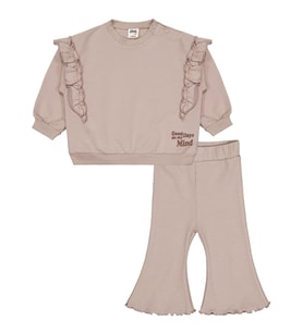 Civil Baby Good Days Nakışlı 6-18 Ay Takım - Bej (Vizon)