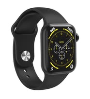 Smartwatch HW18 Siyah Silikon Ve Hasır Kordonlu Akıllı Saat