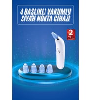 Vakumlu Siyah Nokta Ve Yüz Temizleme Cihazı 4 Başlıklı