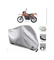 Yuki Yk250gy-7 Izci  Arka Çanta (bağlantı Tokalı) Uyumlu SolarBlock Prime Motosiklet Brandası Örtüsü (Siyah)