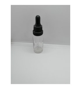 10 Ml Şeffaf Cam Şişe Damlalıklı 24 Adet