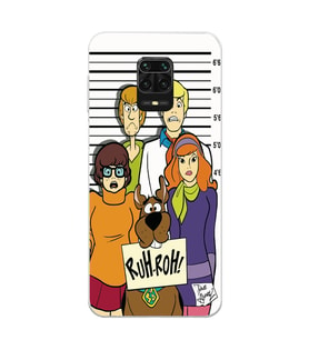 Xiaomi Redmi Note 9S - Redmi Note 9 PRO Uyumlu Scooby Doo Tasarımlı Şeffaf Telefon Kılıfı