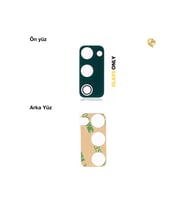 Samsung Galaxy S20 FE ile Uyumlu Kamera Lensi Yeşil Kamera lensi sade lens kamera camı kamera merceği