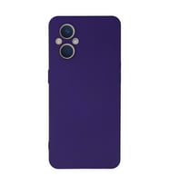 Reno 7 Lite Kılıf Nano Içi Kadife Silikon - Mor