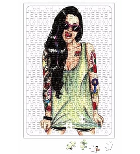 Garota Descolada Puzzle 240 Parça Yapboz