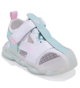 Vicco Live 332B525Y217 Beyaz Ortopedik Günlük Işıklı Kız Çocuk Spor Sandalet