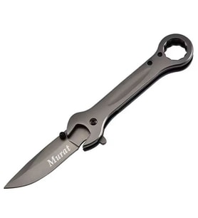 Kişiye Özel İsimli Columbia 8000-A 19  CM İsim Baskılı Columbia Anahtar Çakı (Siyah)