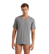 BLACKSPADE Erkek T-Shirt Greymelange S (V YAKA)