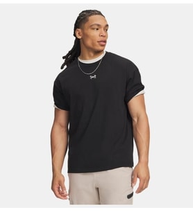Ua M Hwt Metal Logo Ss Siyah