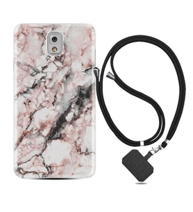 Samsung Note 3 4 5 8 9 20 Ultra 10 Lite Kılıf Boyun Askılı Silikon Colorfull Marble 2 1389