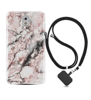 Samsung Note 3 4 5 8 9 20 Ultra 10 Lite Kılıf Boyun Askılı Silikon Colorfull Marble 2 1389