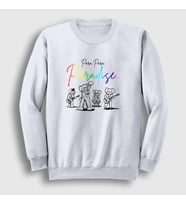 Presmono Unisex Beyaz Paradise Coldplay Sweatshirt 471318tt (Beyaz)