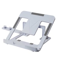 Masaüstü Bilgisayar Kademeli Laptop Standı + Telefon Standı F28 (Beyaz)