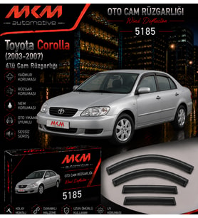 Toyota Corolla (2003-2007) 4'lü Mugen Cam Rüzgarlığı