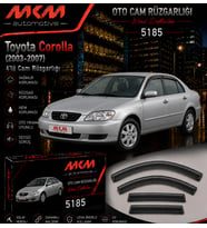 Toyota Corolla (2003-2007) 4'lü Mugen Cam Rüzgarlığı