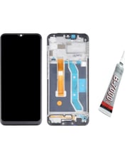 REALME C11 Ekran Dokunmatik Çıtalı (SİYAH) B7000 YAPIŞTIRICI