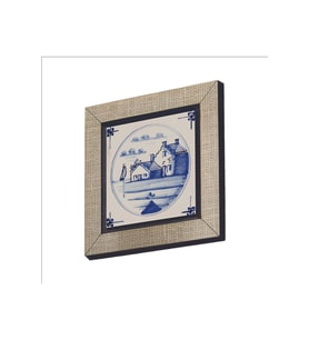 Hollanda Deseni Baskılı MDF Magnet 7X7
