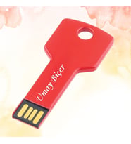 KİŞİYE ÖZEL KUTULU KIRMIZI 16GB ANAHTAR FLAŞ BELLEK FARKLI RENKLERDE