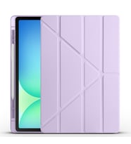 Samsung Galaxy Tab S10 FE Plus Uyumlu Kılıf Zore Tri Folding Kalem Bölmeli Standlı Kılıf