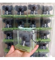 Bebek hediyelik kutuda parafin koala mum