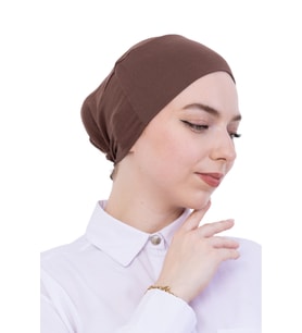 Pratik Bone Pamuklu Tesettür İç Bone, Başörtüsü İçin Hazır Viskon Şapka, Namaz Günlük Kullanım İçin