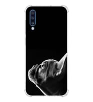 PrintiFy Samsung Galaxy A70S Uyumlu Köpek 1 Baskılı Şeffaf Köşe Korumalı Antişok Kılıf