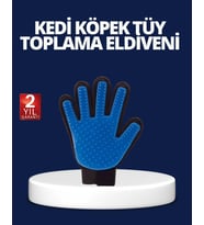 Evcil Hayvan Tüy Toplama ve Masaj Eldiveni – Köpek ve Kedi Tüy Dökülme Önleyici Bakım Eldiveni