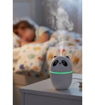 Panda H2o Işıklı Hava Nemlencirici Humdifier Buhurdanlık Gece Lambası Araba Araç Oda Ortam