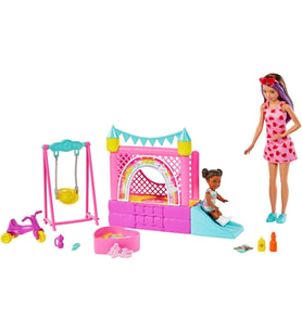 Barbie Bebek Bakıcısı Skipper Oyun Evi Seti, 3 Yaş Ve Üzeri, Hhb67 (Çok Renkli)