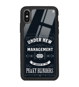 iPhone Xs Max Peaky Blinders Management Tasarımlı Glossy Telefon Kılıfı