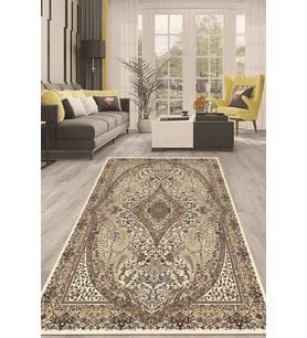 Dijital Kaymaz Taban Yıkanabilir Modern Renkli Salon Halısı Mutfak Halısı Yolluk ND-HT-26 (Yeşil)