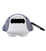 Microsonic Samsung Galaxy Buds 3 Pro Kılıf Cartoon Figürlü Silikon Crtn-Fgr-Kpkblk (Beyaz-Gri)