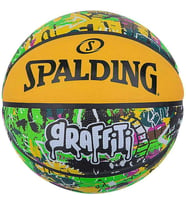 Spalding Basketbol Topu 2021 Green Yellow Graffiti Size:7 84374Z