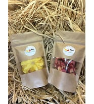 DOĞAL KURUTULMUŞ ŞEKER İLAVESİZ KATKISIZ ANANAS-ÇİLEK 2Lİ PAKET