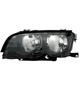 BMW E46 (coupe) 2001-2002 Komple Far Sol Siyah 63127165901 TYC