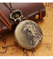 At Büstü Köstekli Saat Model 2