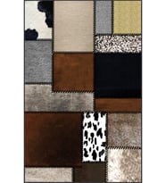 Eliana Home Baskılı, Yıkanabilir Kaymaz Taban Salon Halısı LNA1074 100x150 cm (Kahverengi)