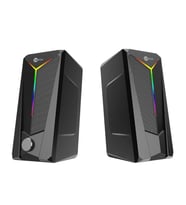 Lecoo DS104 Kablolu Usb + 3.5Mm Jack 6W 80dB Rgb Işıklı 1+1 Gaming Speaker - Hoparlör
