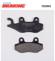 YARI METALİK FREN BALATASI / YAMAHA / YBR 250 / 250cc / ÖN  / 2007-2008-2009-201