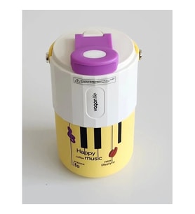 VAGONLİFE VGN2050 ÇELİK MATARA PİPETLİ 400 ML SARI