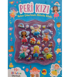 Yumurcak Balon Çıkartmalı Aktivi Kitabı peri kızı