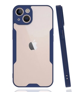 Newface Apple iPhone 14 Plus Kılıf Platin Silikon - Lacivert