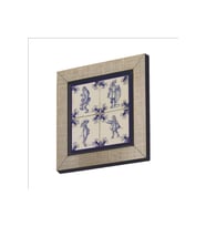 Hollanda Deseni Baskılı MDF Magnet 7X7