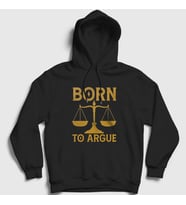 Presmono Unisex Siyah Argue Hediye Attorney Lawyer Avukat Kapüşonlu Sweatshirt 536218tt